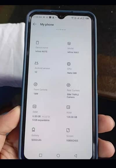 infinix note 11   6gb ram 128gb rom