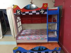 Bunker bed 3 portion and 2 mattress. .