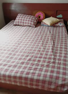 Family used King Size Bed and Spring Mattress for Sale in DHA Karachi