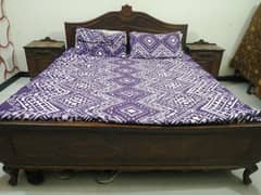 Used Bed set in solid wood