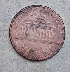 Coins Us one cent penny