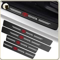textured car Door sill protector 4 pcs set