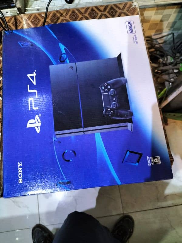 PS4 FAT Model 1200 Storage 1TB 4 Games  1 wirless orginal contoler 5