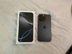 iPhone 16 pro max 256gb PTA