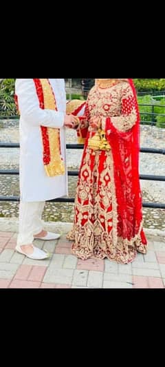 Red Bridal lehnga