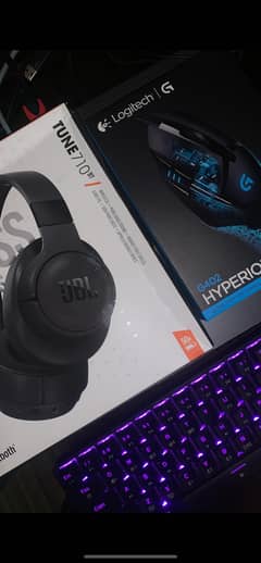 JBL Tune 710BT Wireless Over-Ear Headphones – Pure Bass Sound
