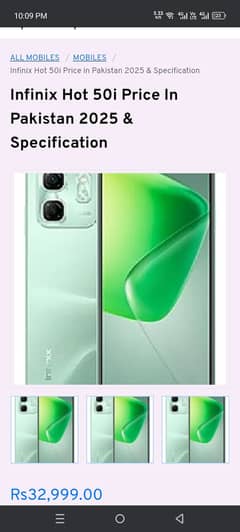 Infinix hot 50i