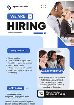 Call Center representatives (Night Shift Only)