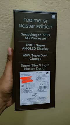 Realme GT Master Edition 5G 08GB+04GB RAM  256GB ROM