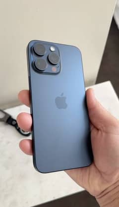 15 pro max jv blue titanium in very fresh condition