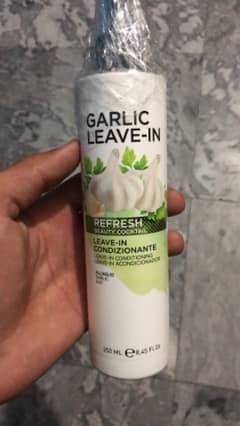 Garlic shampoo and conditioner