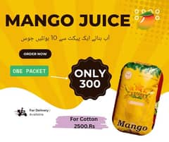 Mango Juice Cotton For Sale.