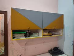 study table with cabinets