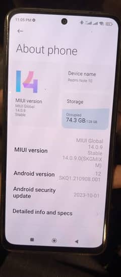 redmi note 10 6 128 condition 9/10