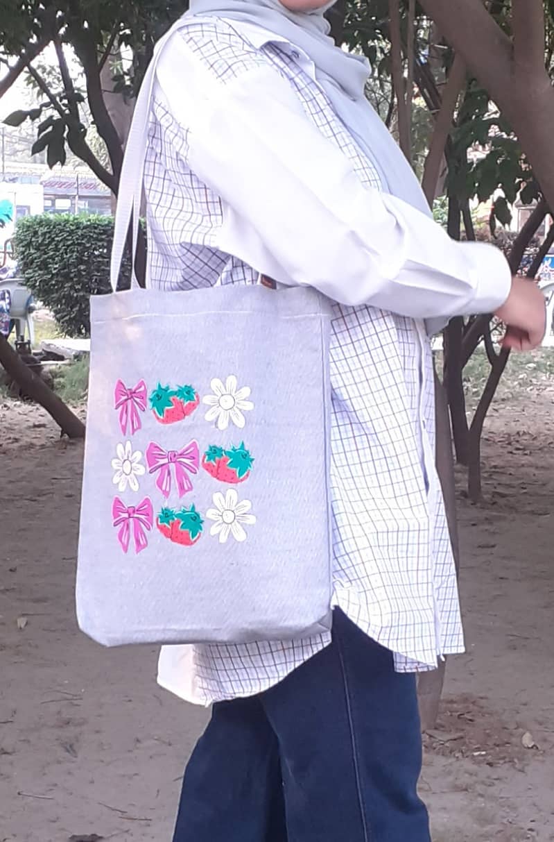 Jean's tote bags ,university and college bags, beautiful casual bags 6