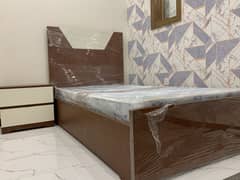 Brand New Single Bed with Side Table - 45k