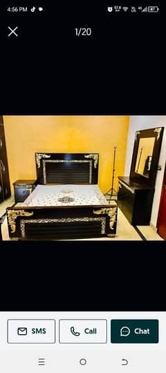 king size polish bed
