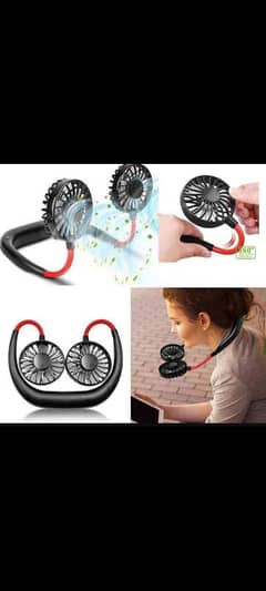 portable Hanging Neck small Fan
