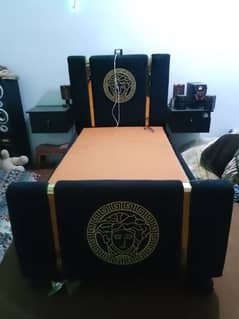 single bed 2 side table with gada