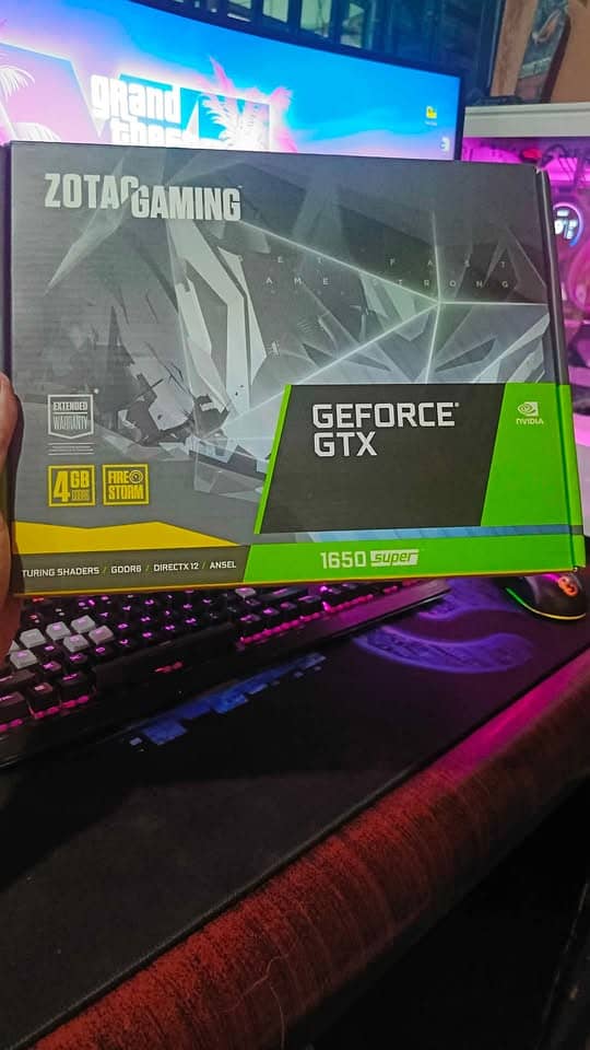 Zotac gtx 1650 super 4GB ddr6 with box 0