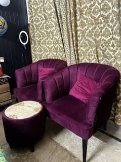 Sofa Chairs with table