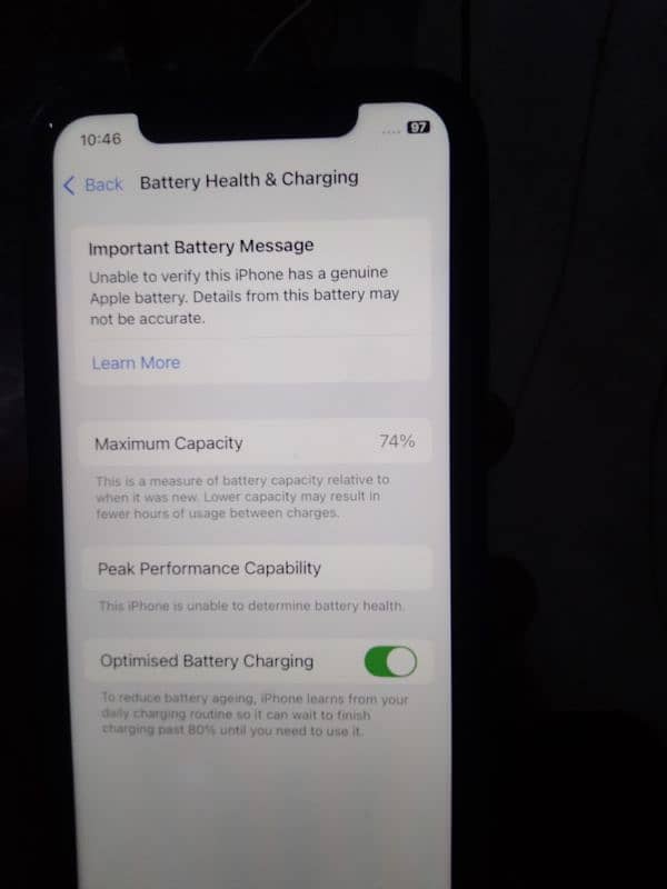 I phone 11 pro 64GB non pta jv sim time ha true tone face I'd on excha 5