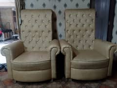 like as new sofa chairs urgent sale