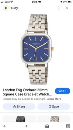 Imported watch London Fog brand.