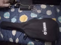 blue color guitar with new strings
