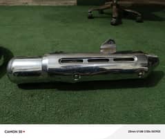 Yamaha Ybr 125 chrome Silencer for sale