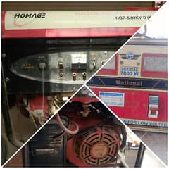 Generator 5.2kv and Stabilizer 7000w