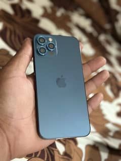 iphone 12 pro  blue colour scratchless 128 gb jvnon used