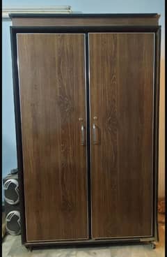 Full size 2 door Almari 9 by 10 condition