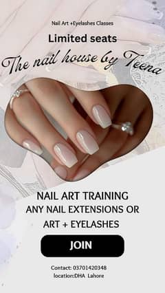 training and services for nails+eyelashes