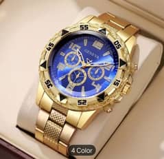 1pc/set Men'S Quartz Watch, Fashionable Business Casual,
