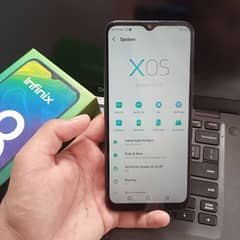 infinix hot8 4/64 with box compelet saman