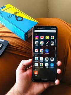 tecno spark6 4/64 with box
