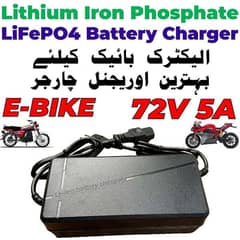Original Lithium iron Phosphate LiFePO4 Battery Charger Fast E Bike
