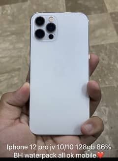 JV 128gb 10/10 waterpack 86 battery health