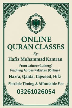 Hafiz-e-Quran Online/Offline Bachon Ko Quran Parhana Chahte Hain
