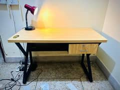 Computer Table with Study Lamp