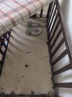 kid cart with mattress and cover