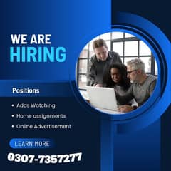 Online Jobs from house and home based work to earn