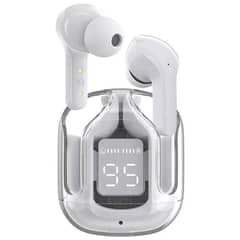 Black noise cancellation earbuds with long lasting battery