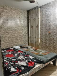 Fully independent and furnished single bed Flat in Model Town Lahore Rent 32000
