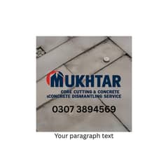 Core cutting & Concrete Dismantling