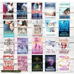 Pack of 20 Books Colleen hover Novel collection Free Delivery