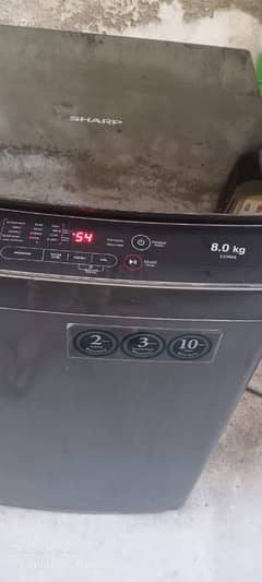 fully auto washing machine 8kg sharp