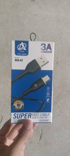 SUPER FAST CABLE USB TO MICRO 1000MM