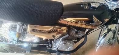 HONDA  CG 125 SALAF START BLACK GOLD